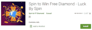 Spin to Win Free Diamond App